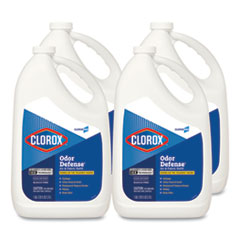 Clorox® Commercial Solutions Odor Defense Air/Fabric Spray, Clean Air, 1 gal Bottle, 4/Carton