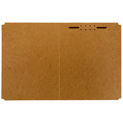 7530009268978, SKILCRAFT Heavy-Duty Kraft Fastener Folder, 0.75" Expansion, 1 Fastener, Letter Size, Kraft Exterior, 100/Box