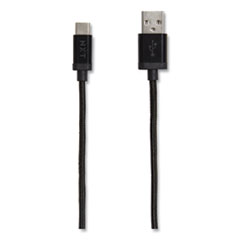 NXT Technologies™ Braided USB-C to USB-A Cable, 6 ft, Black