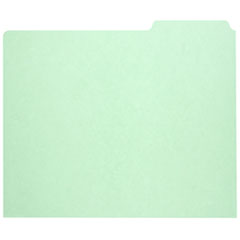 7530009886515, SKILCRAFT File Guide Card, 3-Tab, 11.75 x 10, Light Green, 1 Set