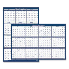 House of Doolittle™ 100% Recycled Poster Style Reversible/Erasable Yearly Wall Calendar