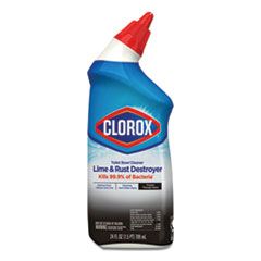 Clorox® Toilet Bowl Cleaner, Tough Stain Remover, 24 oz Bottle, 12/Carton