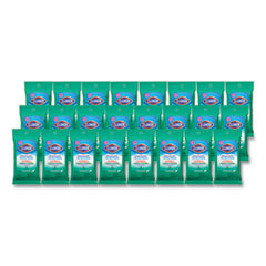 Clorox® Disinfecting Wipes On The Go, Fresh Scent, 7 x 8, 9/Pack, 24 Packs/Carton