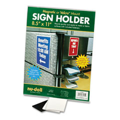 NuDell™ Acrylic Sign Holder, 8.5 x 11, Clear