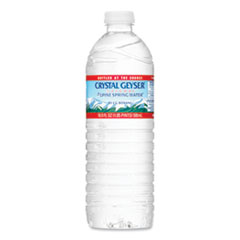 Crystal Geyser® Natural Alpine Spring Water, 16.9 oz Bottle, 35/Carton