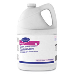 Diversey™ Crew Concentrated Shower/Tub/Tile Cleaner, Fresh Scent, 1 gal Bottle, 4/Carton
