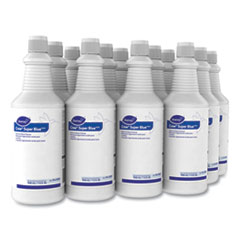 Diversey™ Crew Super Blue Mild Acid Bowl Cleaner, Citrus, 32 oz Squeeze Bottle, 12/Carton