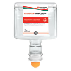 SC Johnson Professional® InstantFOAM COMPLETE PURE Alcohol Hand Sanitizer, 1 L Refill, Fragrance-Free, 3/Carton