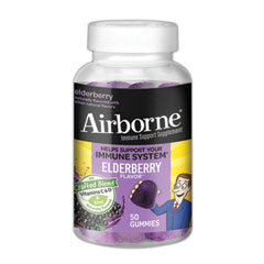 Airborne® Immune Support Gummies with Elderberry, 50/Bottle
