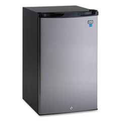 Avanti 4.4 Cu.Ft. Auto-Defrost Refrigerator, 19.25 x 22 x 33, Black with Stainless Steel Door