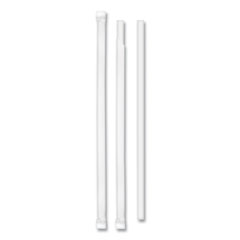 Berkley Square Environ White Wrapped Paper Straw, 5.75", White, 500/Box, 12 Boxes/Carton
