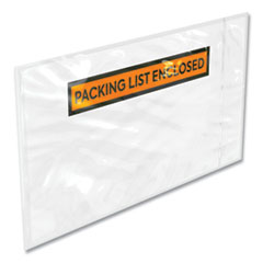Coastwide Professional™ Packing List Envelope, Top-Print Front, 10 x 5.5, Clear/Orange, 1,000/Carton