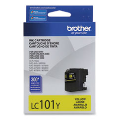 Brother LC101Y Innobella Ink, 300 Page-Yield, Yellow