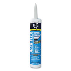 DAP® ALEX FAST DRY Acrylic Latex Caulk Plus Silicone, 10.1 oz Capsule/Cartridge, White