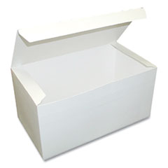 Dixie® Tuck-Top One-Piece Paperboard Take-Out Box, 9 x 5 x 4.5, White, Paper, 250/Carton