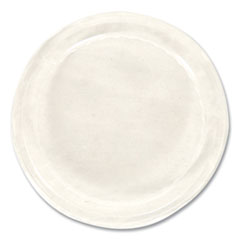 Dixie® Flat Lids For Dessert Dishes, Fits 5 oz and 8 oz Dishes, 4.33" Diameter, Clear, 50/Sleeve, 10 Sleeves/Carton