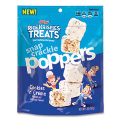 Kellogg's® Rice Krispies Treats Snap Crackle Poppers, Cookie 'n' Creme, 5 oz Snack Pack, 6/Carton