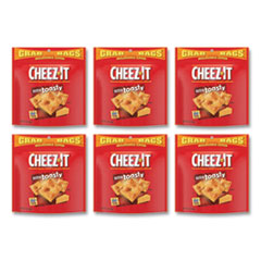 Cheez-It® Baked Snack Crackers, Extra Toasty Cheese, 7 oz Bag, 6/Carton