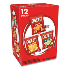 Cheez-It® Baked Snack Crackers, Variety Pack, 0.75 oz Bag, 12/Box