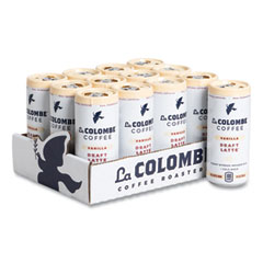 La Colombe® Cold Brew Draft Latte, Vanilla, 9 oz Can, 12/Carton