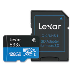 Lexar™ microSDXC Memory Card, UHS-I U1 Class 10, 128 GB