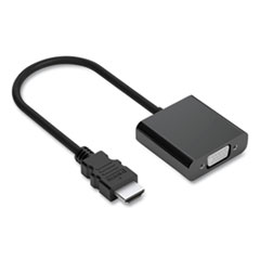 HDMI to VGA Adapter, 6", Black