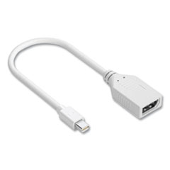 NXT Technologies™ Mini DisplayPort to DisplayPort Adapter, 6", White