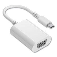 NXT Technologies™ USB-C to VGA Display Adapter, 6", White