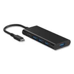NXT Technologies™ USB 3.0 Type-C Hub, 4 Ports, Black