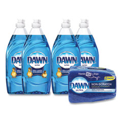 Dawn® Ultra Liquid Dish Detergent, Dawn Original, 19.4 oz Bottle, 4/Carton
