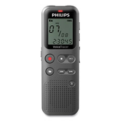 Philips® Voice Tracer 1110 Audio Recorder, 4 GB, Gray