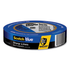 ScotchBlue™ Sharp Lines Multi-Surface Painter's Tape, 3" Core, 0.94" x 60 yds, Blue