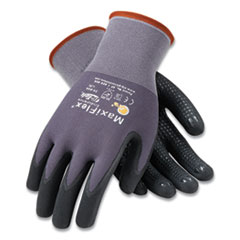 MaxiFlex® Endurance Seamless Knit Nylon Gloves, Medium, Gray/Black, 12 Pairs