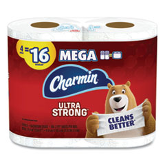 Charmin® Ultra Strong Bathroom Tissue, Septic Safe, 2-Ply, 4 x 3.92, White, 264 Sheet/Roll, 4/Pack, 6 Packs/Carton
