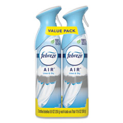 Febreze® AIR, Linen and Sky, 8.8 oz Aerosol Spray, 2/Pack