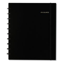 AT-A-GLANCE® Move-A-Page Academic Weekly/Monthly Planners, 11 x 9, Black Cover, 12-Month (July to June): 2023 to 2024