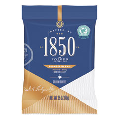 1850 Coffee Fraction Packs, Pioneer Blend, Medium Roast, 2.5 oz Pack, 24 Packs/Carton