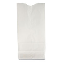 General Grocery Paper Bags, 35 lb Capacity, #6, 6" x 3.63" x 11.06", White, 500 Bags