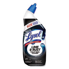 LYSOL® Brand Disinfectant Toilet Bowl Cleaner w/Lime/Rust Remover, Wintergreen, 24 oz, 9/Carton