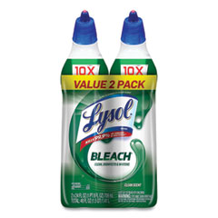LYSOL® Brand Disinfectant Toilet Bowl Cleaner with Bleach, 24 oz, 2/Pack