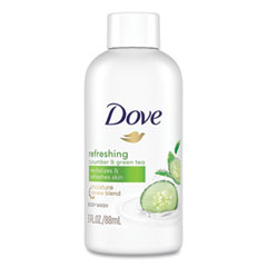 Dove® Body Wash, Cucumber and Green Tea, 3 oz, 24/Carton