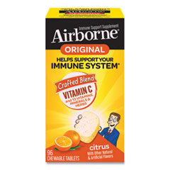 Airborne® Immune Support Chewable Tablet, Citrus, 96 Count