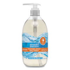 Seventh Generation® Natural Hand Wash, Purely Clean, Fresh Lemon and Tea Tree, 12 oz Pump Bottle, 8/Carton