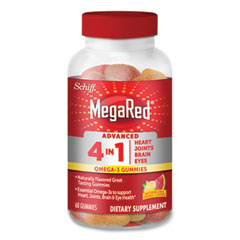 MegaRed® Advanced 4-in-1 Omega-3 Gummies, 60 Count