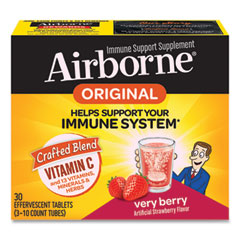 Airborne® Immune Support Effervescent Tablet, Very Berry, 30 Count