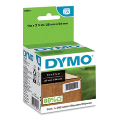 DYMO® LabelWriter Multipurpose Labels, 1" x 2.12", White, 500 Labels/Roll