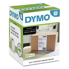 DYMO® LabelWriter Shipping Labels, 4" x 6", White, 220 Labels/Roll