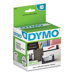 DYMO® LabelWriter Business/Appointment Cards, 2" x 3.5", White, 300 Labels/Roll
