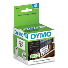 DYMO® LabelWriter VHS Top Labels, 1.8" x 3.1", White, 150 Labels/Roll
