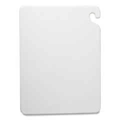 San Jamar® Cut-N-Carry Color Cutting Boards, Plastic, 20 x 15 x 0.5, White